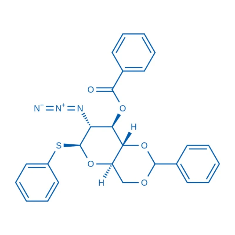 Phenil 3- o-Benzoyl -4, 6- o-Benzilen -2- deoksi -2- azido -1- thio - -